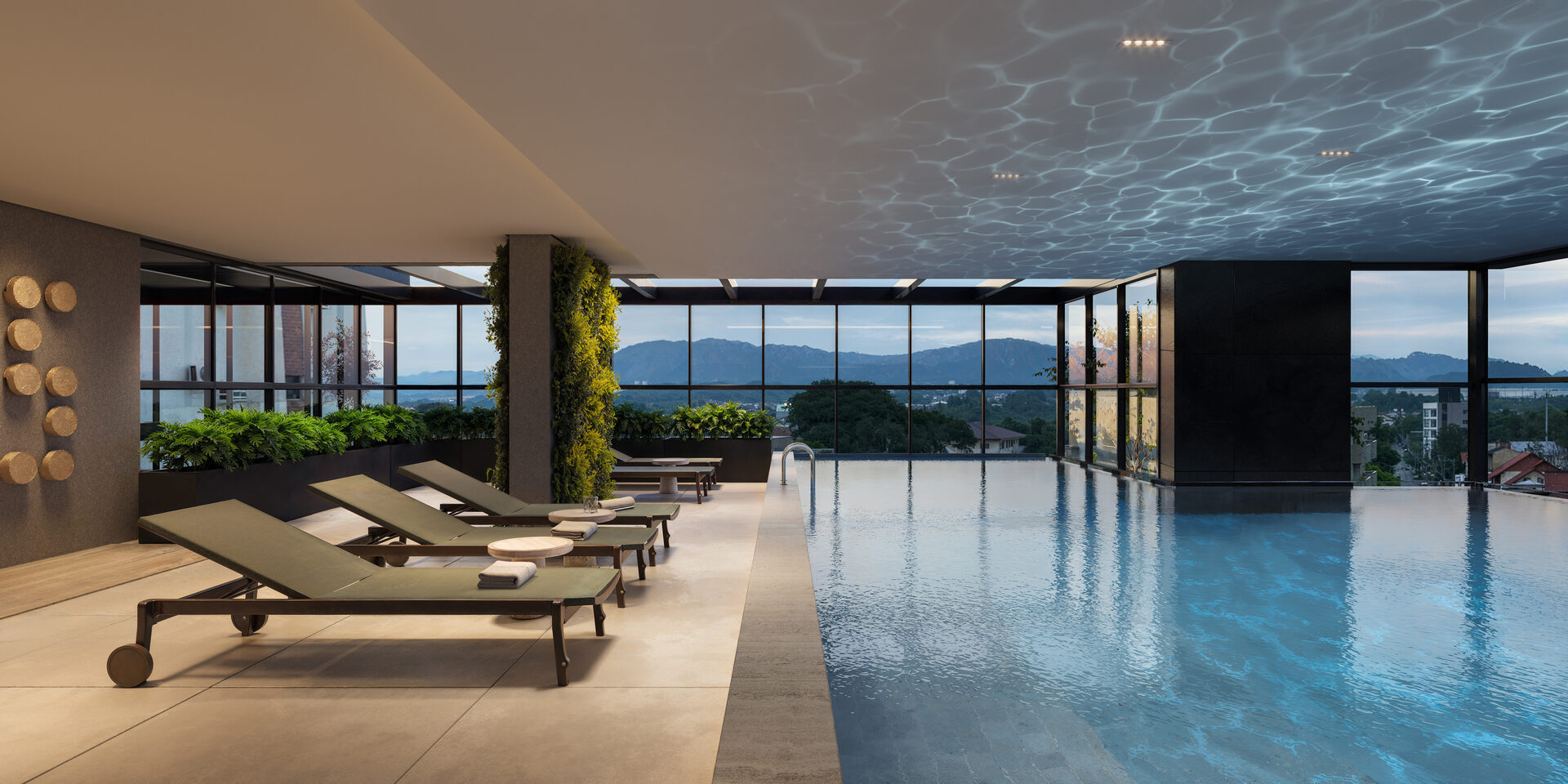 Piscina Coberta e Aquecida