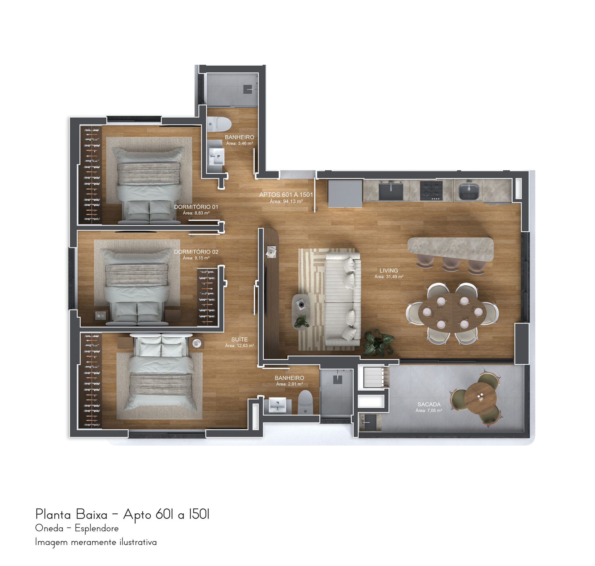 Humanizada 601 a 1501 - Esplendore Residence